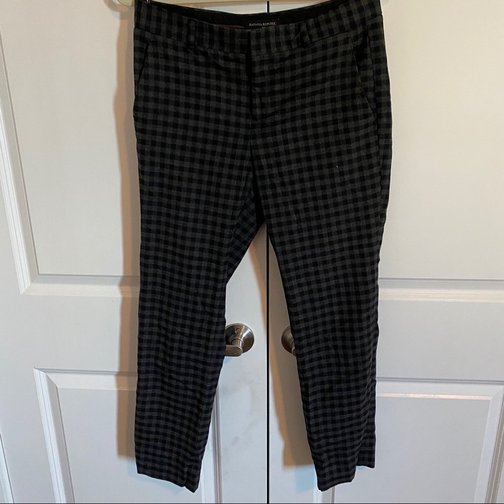 Banana Republic Checkered Dress Pants